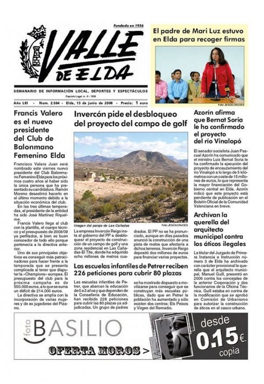 N&uacute;mero 2.564<span>13 de junio de 2008</span>
