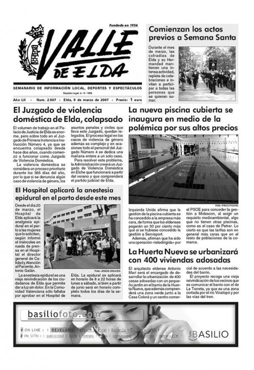 N&uacute;mero 2.507<span>09 de marzo de 2007</span>