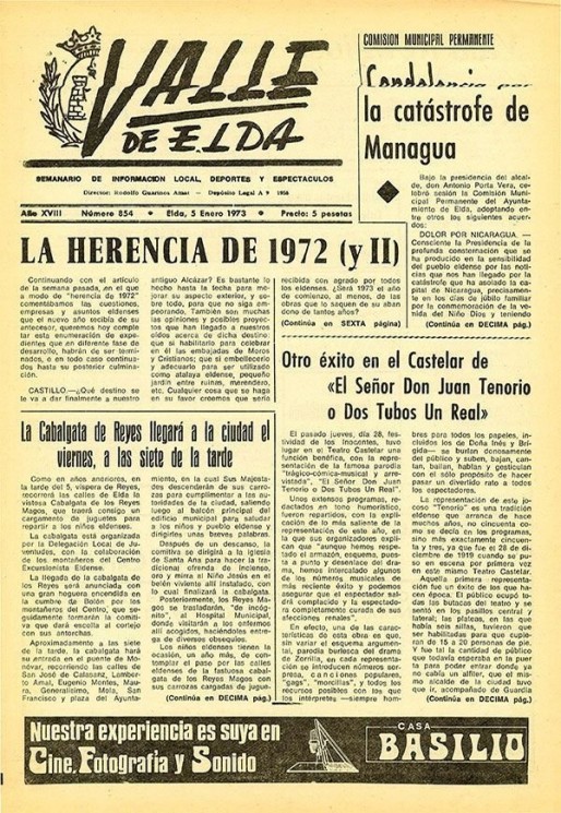 N&uacute;mero 0854<span>5 de enero de 1973</span>