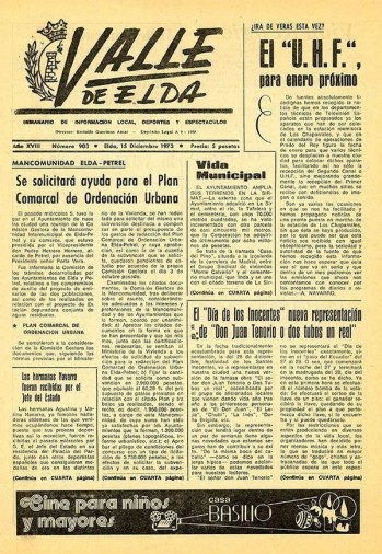 N&uacute;mero 0903 - 15 de diciembre de 1973