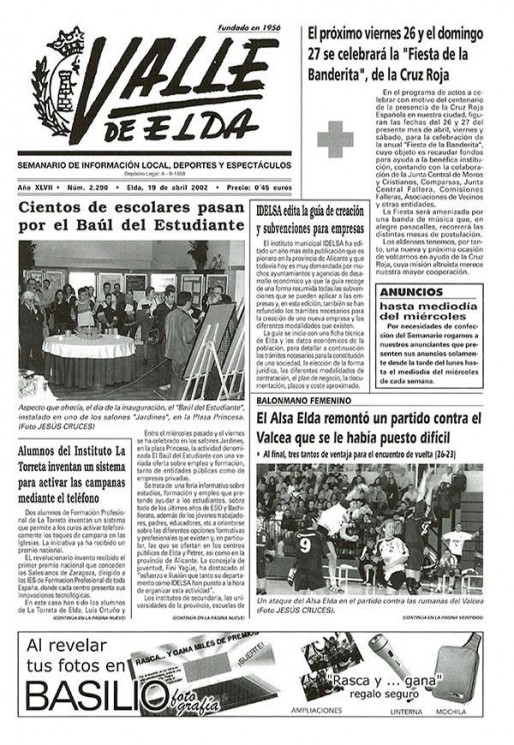 N&uacute;mero 2.290<span>19 de abril de 2002</span>