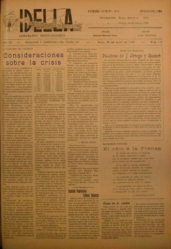 Idella n&ordm; 117 - A&ntilde;o 1928