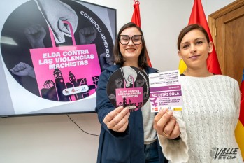 Elda pone en marcha una Red Violeta a la que pueden sumarse los comercios