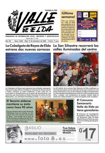 N&uacute;mero 2.628 - 31 de diciembre de 2009