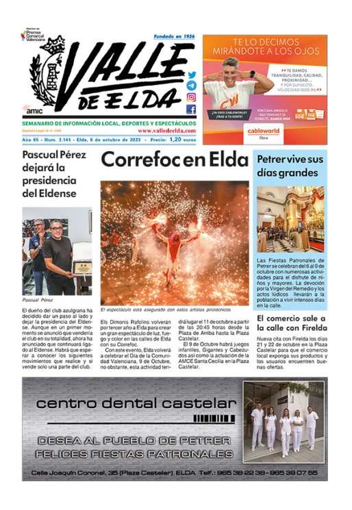 N&uacute;mero 3.141<span>6 de octubre de 2023</span>