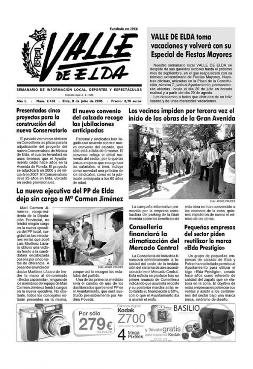 N&uacute;mero 2.436<span>8 de julio de 2005</span>