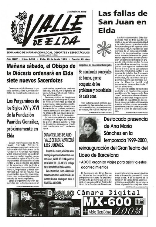 N&uacute;mero 2.157<span>25 de junio de 1999</span>