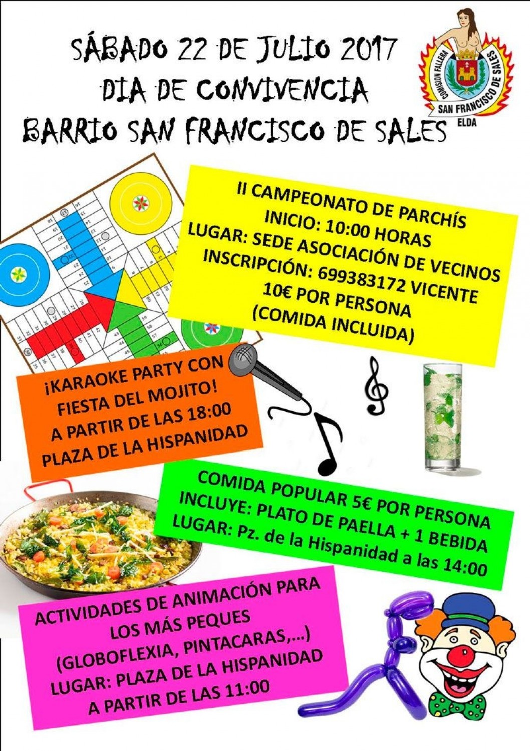 La Falla San Francisco de Sales celebra este sábado su tradicional Día de convivencia La Falla San Francisco de Sales celebra este sábado su tradicional Día de convivencia