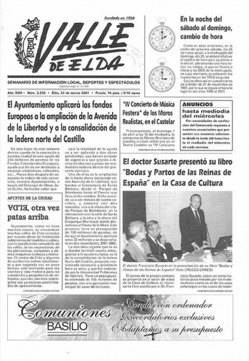 N&uacute;mero 2.239 - 23 de marzo de 2001