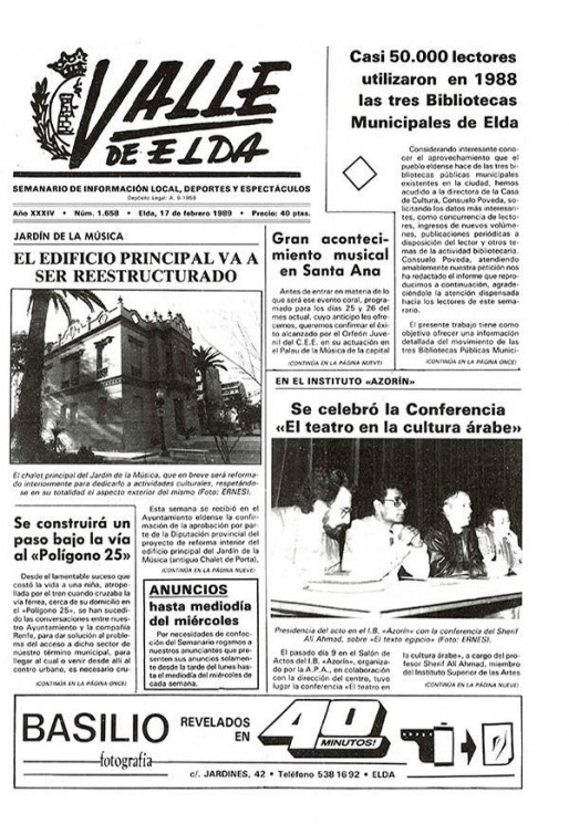 N&uacute;mero 1.658<span>17 de febrero de 1989</span>