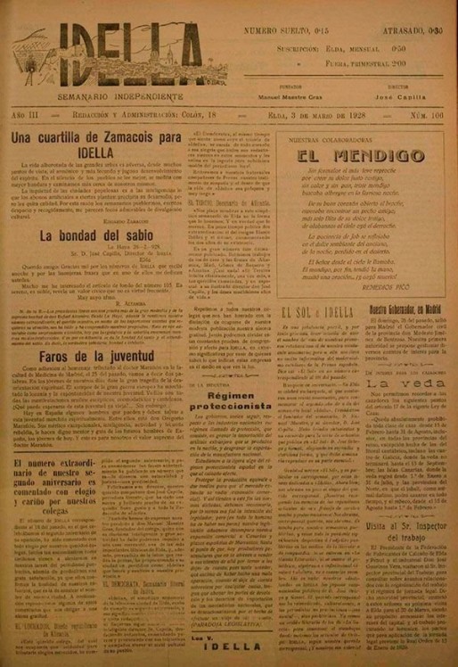 Idella n&ordm; 106<span>A&ntilde;o 1928</span>
