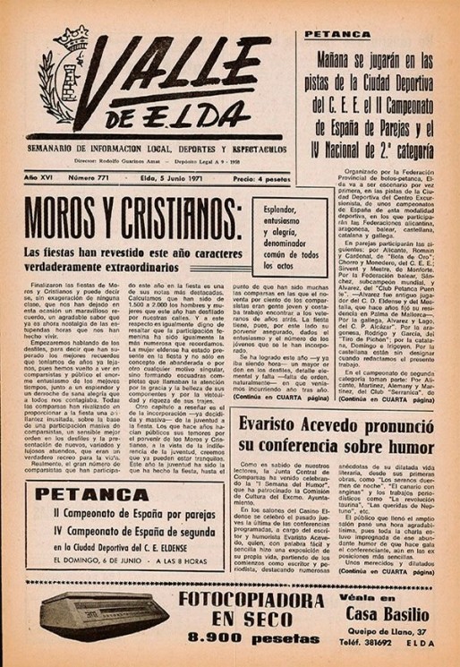 N&uacute;mero 0771<span>5 de junio de 1971</span>