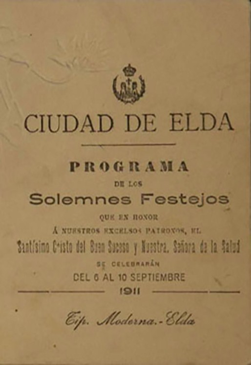 Programa Fiestas Mayores 1911