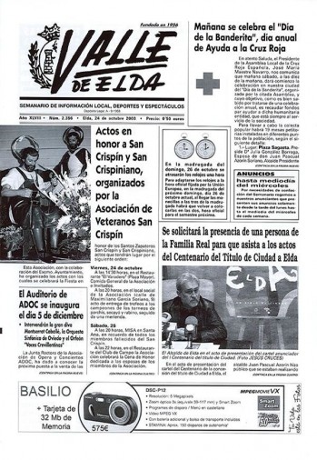 N&uacute;mero 2.356  - 24 de octubre de 2003