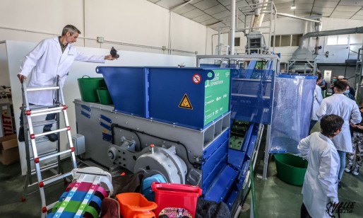 Inescop estrena una novedosa planta para reutilizar residuos de calzado, textil y juguetes