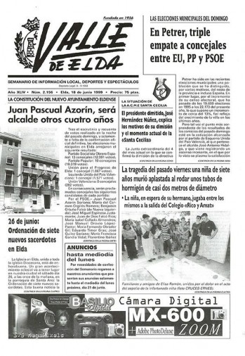 N&uacute;mero 2.156 - 18 de junio de 1999