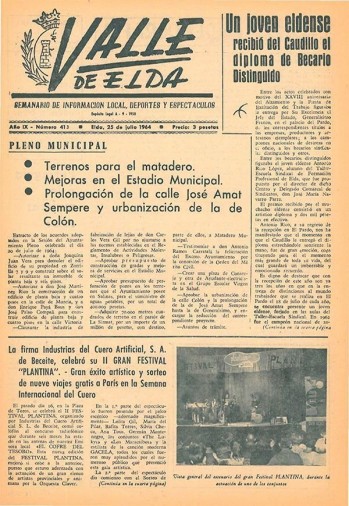 N&uacute;mero 0413 - 25 de julio de 1964