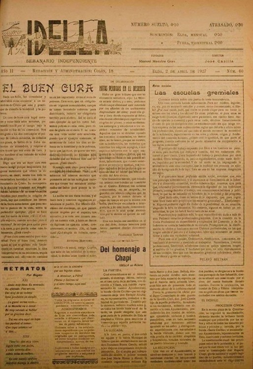Idella n&ordm; 060<span>A&ntilde;o 1927</span>