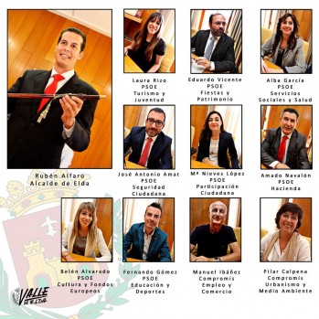 Alfaro conforma el nuevo equipo de gobierno con Pilar Calpena al cargo de Urbanismo y Amado Naval&oacute;n de Hacienda 