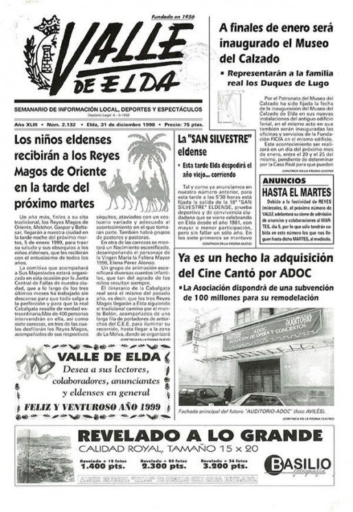 N&uacute;mero 2.132<span>31 de diciembre de 1998</span>