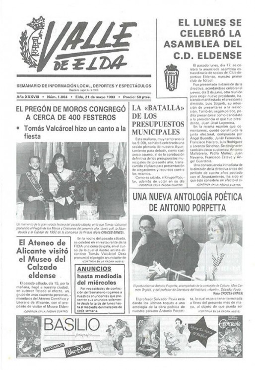 N&uacute;mero 1.864<span>21 de mayo de 1993</span>