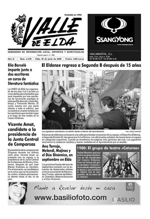 N&uacute;mero 2.479<span>30 de junio de 2006</span>