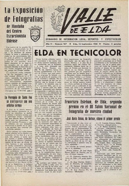 N&uacute;mero 0107<span>13 de septiembre de 1958</span>