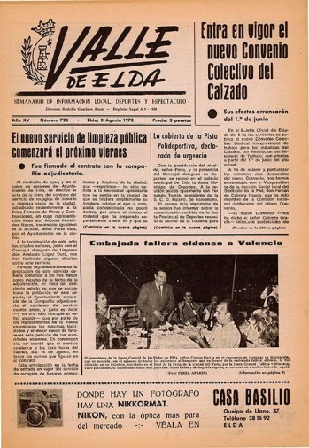 N&uacute;mero 0728 - 8 de agosto de 1970