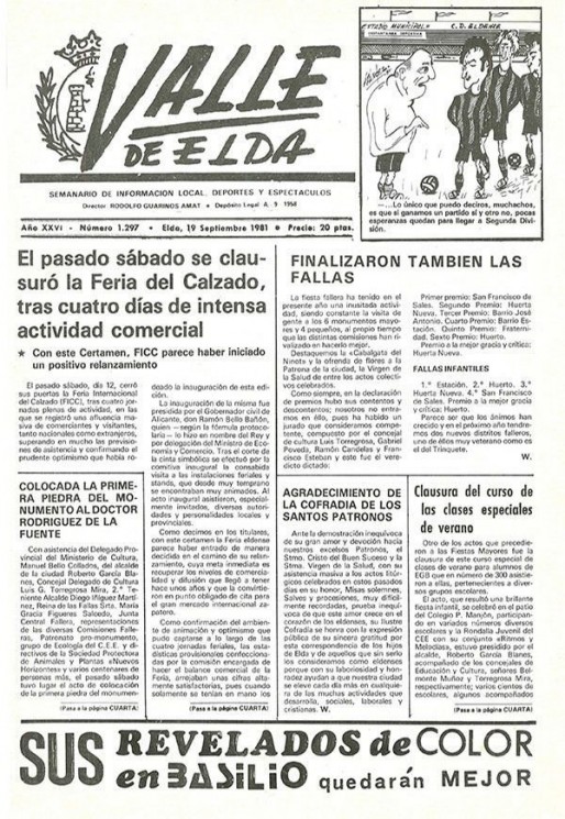 N&uacute;mero 1.297<span>19 de septiembre de 1981</span>