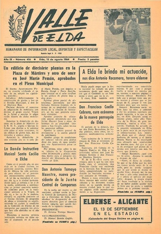 N&uacute;mero 0416<span>15 de agosto de 1964</span>