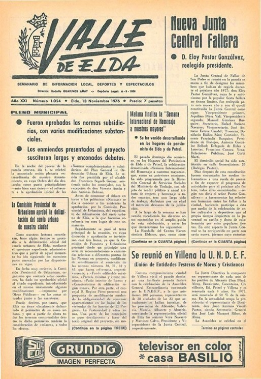 N&uacute;mero 1.054<span>13 de noviembre de 1976</span>