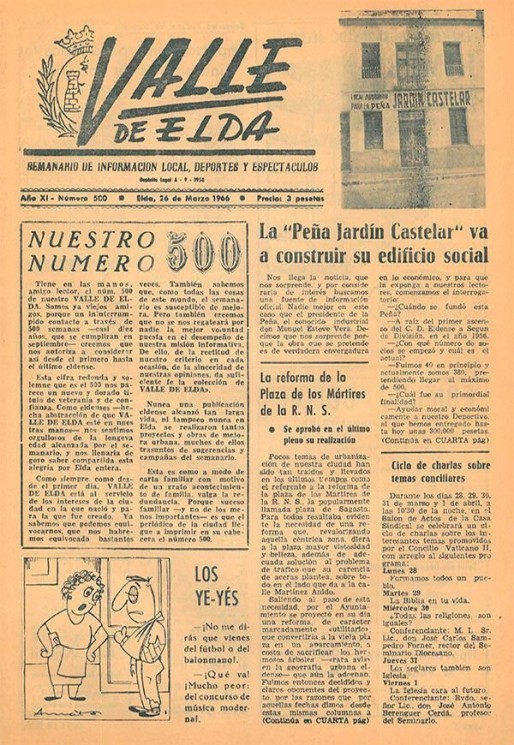 N&uacute;mero 0500<span>26 de marzo de 1966</span>