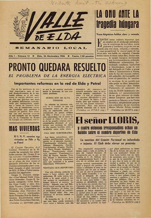 N&uacute;mero 0013<span>24 de noviembre de 1956</span>