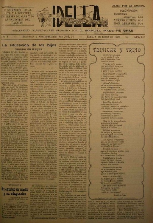 Idella n&ordm; 185<span>A&ntilde;o 1930</span>