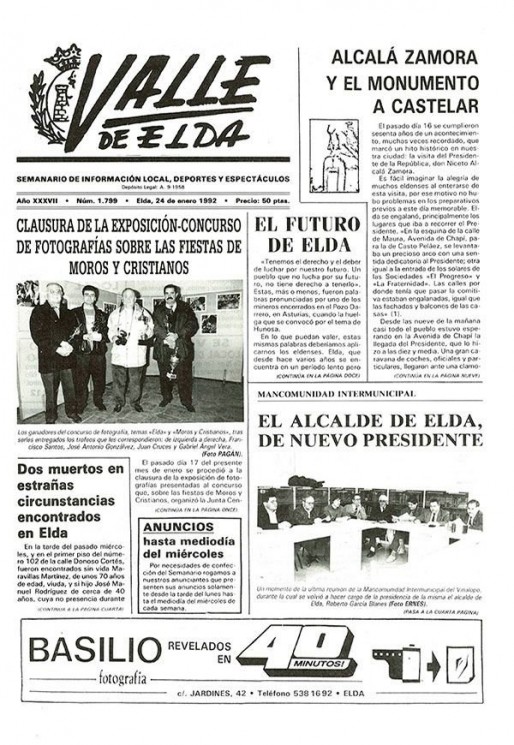 N&uacute;mero 1.799<span>24 de enero de 1992</span>