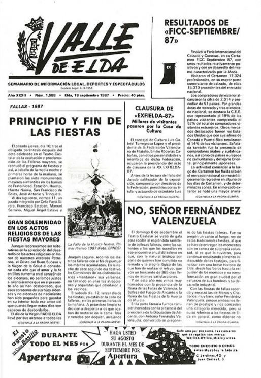 N&uacute;mero 1.588<span>18 de septiembre de 1987</span>