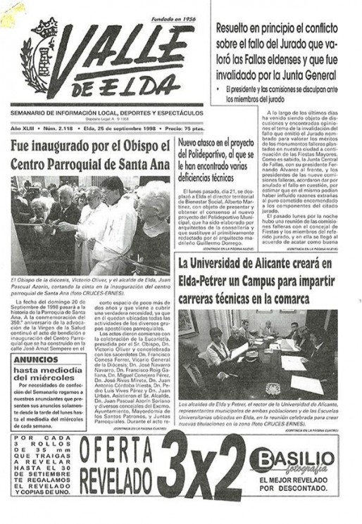 N&uacute;mero 2.118<span>25 de septiembre de 1998</span>
