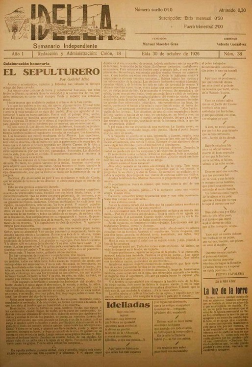 Idella n&ordm; 038<span>A&ntilde;o 1926</span>