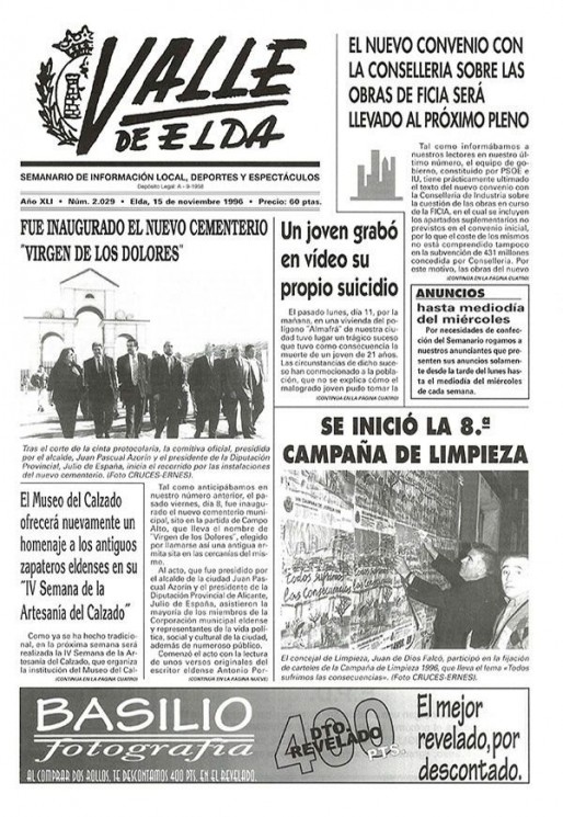 N&uacute;mero 2.029<span>15 de noviembre de 1996</span>