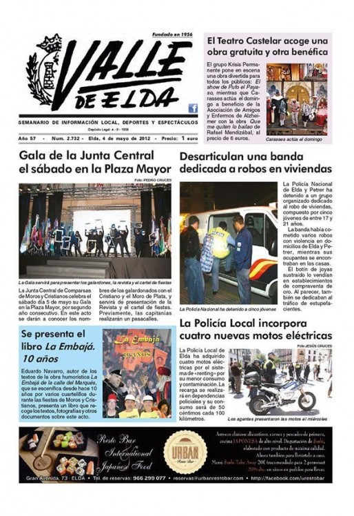 N&uacute;mero 2.732<span>4 de mayo de 2012</span>