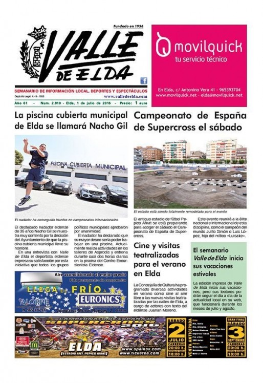 N&uacute;mero 2.910<span>1 de julio de 2016</span>