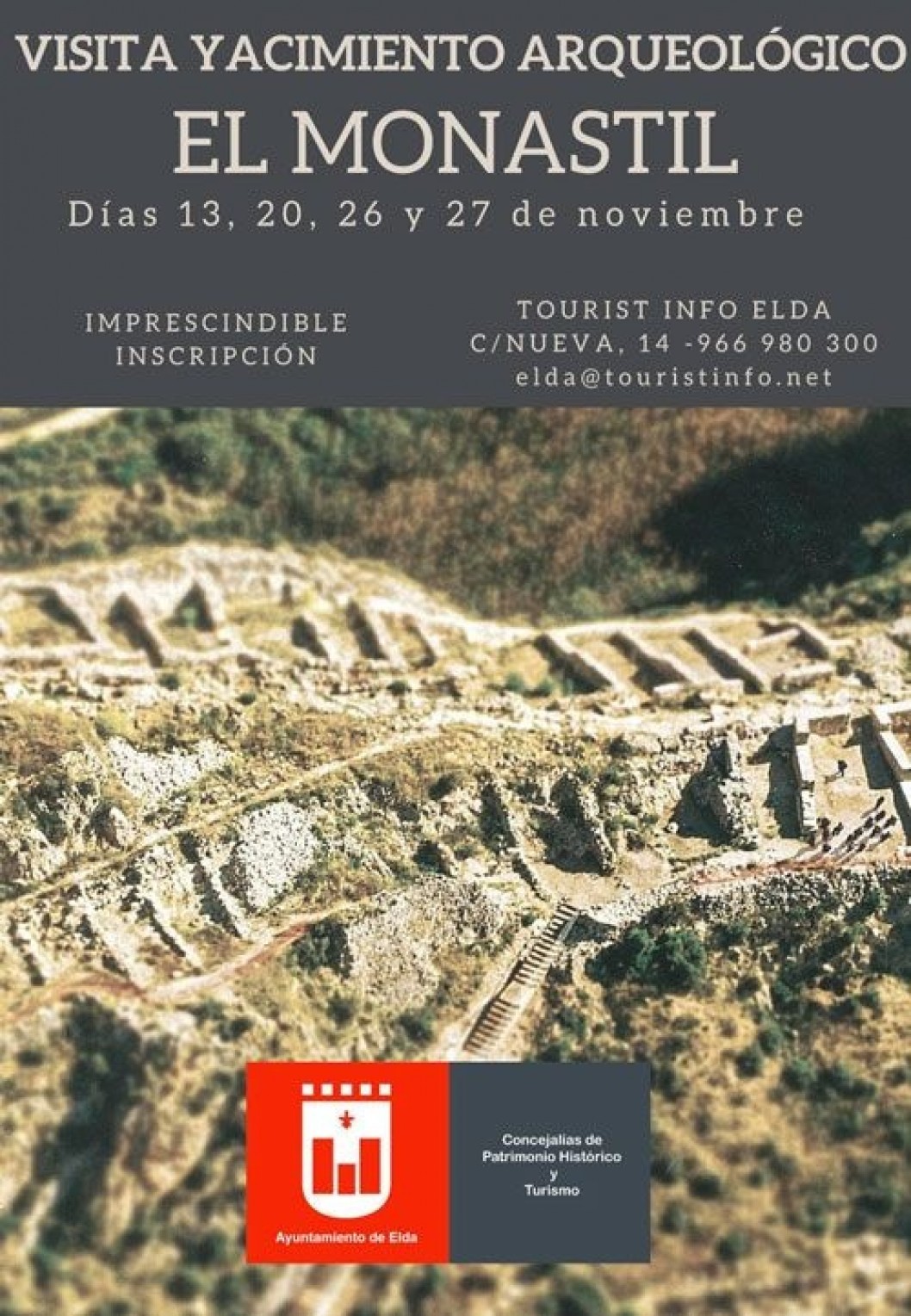 Elda amplía las visitas a El Monastil durante el mes de noviembre Elda amplía las visitas a El Monastil durante el mes de noviembre