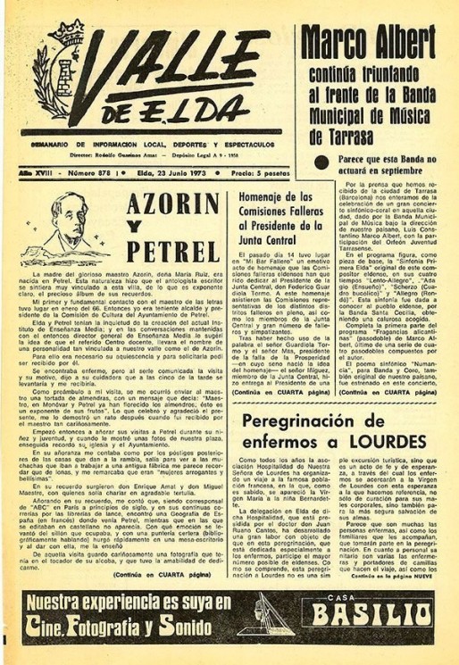 N&uacute;mero 0878<span>23 de junio de 1973</span>