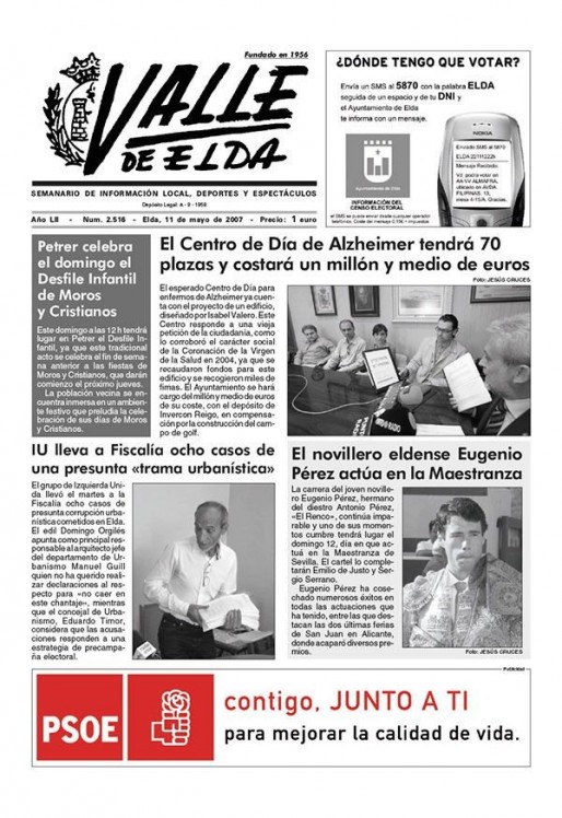 N&uacute;mero 2.516<span>11 de mayo de 2007</span>