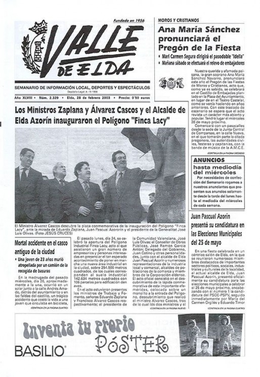 N&uacute;mero 2.329<span>28 de febrero de 2003</span>