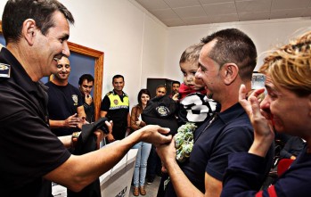 Xavi: "De mayor quiero ser polic&iacute;a para encerrar a los malos"
