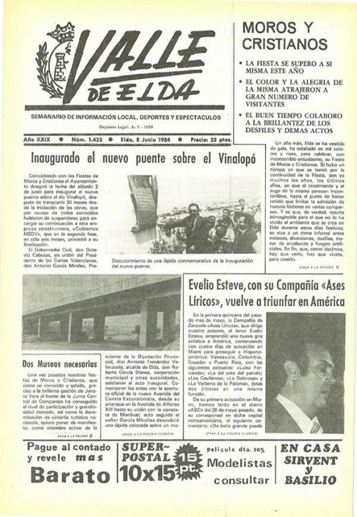 N&uacute;mero 1.433<span>8 de junio de 1984</span>