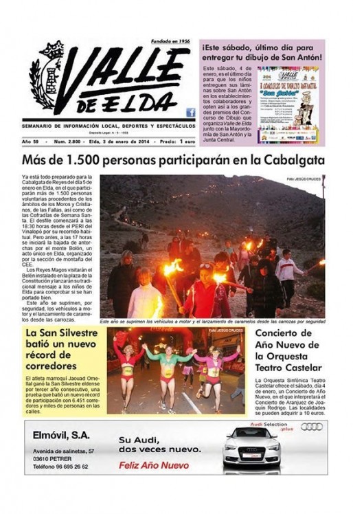 N&uacute;mero 2.800<span>3 de enero de 2014</span>