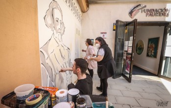 Cadmio regala un mural del "A&ntilde;o Coloma" a la Fundaci&oacute;n Paurides