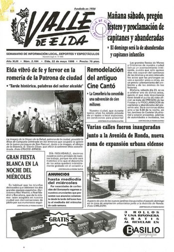 N&uacute;mero 2.104 - 22 de mayo de 1998